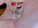 Levi's 李維斯兒童女童鴨舌帽兒童遮陽(yáng)帽愛(ài)心印花棒球帽 玫瑰淺粉 8/20【建議頭圍54-56cm】 曬單實(shí)拍圖