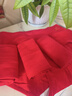 都市麗人紅色內褲女高腰大碼純棉100A抑菌加長(cháng)襠2026馬年本命年三角褲女士 曬單實(shí)拍圖