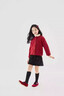 小豬彼特女童超好看紅色套裝兒童2026新款新年裙女大童女孩拜年服毛衣裙子 19906紅色+4507紅色 170 cm 曬單實(shí)拍圖