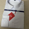 貓人襯衫男長(cháng)袖純色商務(wù)職業(yè)正裝男士棉質(zhì)白襯衫工裝外套休閑襯衣男 曬單實(shí)拍圖