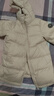 巴拉巴拉童裝兒童羽絨服男童女童寶寶冬季中長(cháng)款保暖連帽外套時(shí)尚 淺卡其50311(白鴨絨) 140 cm(充絨量137g) 曬單實(shí)拍圖