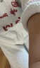 YSO【禮物系列】睡衣女冬季新款絨感抑菌5A抗靜電字母刺繡家居服 L 曬單實(shí)拍圖