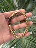 龍虎山金光咒手鏈朱砂手串道家文玩黃銅手飾護身符首飾本命年轉運棗木珠 【素款】雷擊木款 曬單實(shí)拍圖