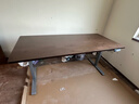 樂(lè )歌電動(dòng)升降桌電腦桌站立辦公學(xué)習寫(xiě)字桌ES2pro/1.8m實(shí)木黑胡桃木色 曬單實(shí)拍圖