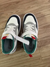 回力（Warrior）男童鞋軟底兒童運動(dòng)鞋小白鞋低幫板鞋WZ(CL)-0969 白/灰綠/藍37 曬單實(shí)拍圖