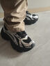 安踏星月3丨機甲鞋情侶厚底增高老爹鞋休閑鞋男女同款時(shí)尚復古運動(dòng)鞋 【男】基礎黑/銀-2 43 (男)/39(女) 曬單實(shí)拍圖