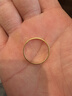 世紀緣古法素圈黃金戒指女足金999磨砂金戒指男情侶對戒實(shí)心款生日禮物 1.89g【圈號23】多退少補 帶國檢 曬單實(shí)拍圖