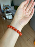 石玥珠寶奢藏級保山南紅瑪瑙手串本命年轉運珠手鏈男女士款禮物 水晶瑪瑙 曬單實(shí)拍圖