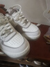 【95成新】耐克NIKE女子空軍一號 AIR FORCE 1 緩震氣墊運動(dòng)鞋IO7594-101白 37.5   曬單實(shí)拍圖