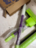 妙潔膠棉拖把27cm桿長(cháng)120共2頭滾輪式懶人家用一拖凈免手洗海綿吸水 曬單實(shí)拍圖