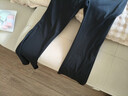 貓人（MiiOW）瑜伽微喇褲女士秋冬加絨外穿小個(gè)子高腰緊身顯瘦無(wú)尷尬線(xiàn)鯊魚(yú)褲子 黑色-小個(gè)子款 145-155cm L 建議體重106-120斤 曬單實(shí)拍圖