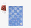 博柏利（BURBERRY）【新品】圍巾男女 寬版格紋絲毛混紡圍巾 藍色 曬單實(shí)拍圖