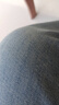 帛芮女款加絨寬松彈力九分牛仔褲高腰直筒褲2025年新款秋冬季休閑褲子 曬單實(shí)拍圖