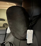 固特異（Goodyear）汽車(chē)頭枕適用特斯拉小米比亞迪頸椎枕頭車(chē)載用品護頸枕黑色 曬單實(shí)拍圖
