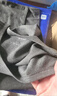 海瀾之家（HLA）男士保暖內衣男秋衣秋褲上衣100%純棉10A抗菌抗靜電男士打底衫衣 100%純棉10A抗菌-深麻灰 XL /175(體重130-150斤) 曬單實(shí)拍圖