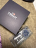 天梭（TISSOT）【情人節禮物】速馳系列男表運動(dòng)計時(shí)皮帶石英手表瑞士腕表送男生 藍盤(pán)鋼帶款T116.617.11.047.01 曬單實(shí)拍圖