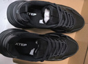 特步（XTEP）男鞋休閑鞋冬季新款保暖黑色老爹鞋軟底防滑百搭運動(dòng)鞋跑步鞋子男 黑-玄甲【皮面防潑易打理】 42 腳長(cháng)26.5cm( 新法碼42.5) 曬單實(shí)拍圖