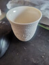 忘藝浮雕德化白瓷功夫茶杯個(gè)人專(zhuān)用茶盞主人杯單杯羊脂玉龍鳳杯 浮雕龍鳳杯-230ml 單只裝 曬單實(shí)拍圖