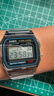 卡西歐（CASIO）A158W小方塊電子手表 休閑簡(jiǎn)約鋼帶防水學(xué)生男士小銀表情侶男女款 A158WA-1DF 曬單實(shí)拍圖