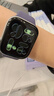 Apple/蘋(píng)果 Watch S11 智能手表GPS款42毫米銀色鋁金屬表殼霧紫色運動(dòng)型表帶S/M MEUT4CH/B 曬單實(shí)拍圖