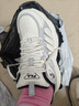 斐樂(lè )（FILA）官方女鞋魚(yú)刺4代老爹鞋運動(dòng)鞋增高鞋休閑鞋 雪白/月巖灰-SL 38 曬單實(shí)拍圖