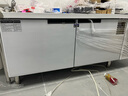 新飛 （Frestec）冷藏保鮮工作臺奶茶店飯店后廚冷藏保鮮柜水吧臺商用冰柜廚房冰箱商用冷凍工作臺冷柜操作臺 【全銅管 -18℃】雙溫 1.8*0.8*0.8m 曬單實(shí)拍圖