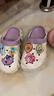 小馬寶莉小馬寶莉兒童拖鞋中大童女孩涼拖鞋洞洞鞋沙灘鞋 圓標紫34-35碼 曬單實(shí)拍圖