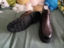 普步仕品牌切爾西靴男2025秋冬季新款真皮加絨保暖鞋時(shí)尚百搭商務(wù)靴子男 淺棕色平跟款單鞋 42 按平時(shí)穿皮鞋碼選購 曬單實(shí)拍圖