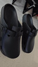 遠港外穿勃肯涼拖鞋夏防滑情侶包頭洞洞鞋 黑色 44-45【標準碼】 曬單實(shí)拍圖