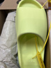 阿迪達斯Yeezy SLIDE蘋(píng)果椰子男女清涼運動(dòng)拖鞋HQ6447UK842 曬單實(shí)拍圖