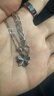 正品pt950鉑金項鏈女輕奢白金鎖骨鏈莫桑鉆吊墜情人節送女友禮物 鉑金光面四葉草+證書(shū)+禮盒 項鏈長(cháng)度:45cm 曬單實(shí)拍圖