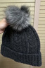 優(yōu)衣庫女裝souffle yarn舒芙蕾針織帽子483300 08 深灰色 均碼(42 cm) 曬單實(shí)拍圖