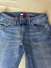 TOMMY JEANS26春夏新款女裝純棉美式復古做舊磨白輕薄低腰喇叭褲牛仔褲 牛仔藍1A5 28 曬單實(shí)拍圖