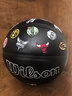 Wilson威爾勝NBA全隊徽刺繡logo室內外通用PU成人7號籃球送禮 曬單實(shí)拍圖