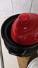 愛(ài)仕達（ASD） 砂鍋 陶瓷煲家用煲煲湯鍋煎藥中藥鍋明火耐高溫小燉盅沙鍋燉煲 JLF35CP 3.5L 紅色 曬單實(shí)拍圖