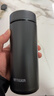 虎牌（TIGER）保溫保冷杯輕量便攜不銹鋼學(xué)生水杯MMZ-A35C-KG石墨黑色350ml 曬單實(shí)拍圖