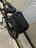 洛克兄弟自行車(chē)包后貨架包鞍座包山地公路車(chē)尾包馱包硬殼騎行裝備 碳紋硬殼-黑 曬單實(shí)拍圖