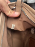 蔻馳（COACH）經(jīng)典老花大號女包LAUREL31女士C紋印花單肩斜挎手提包腋下流浪包 CV975SVPWH 曬單實(shí)拍圖