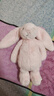 Jellycat害羞乳白色邦尼兔動(dòng)物毛絨玩偶安撫玩偶娃娃生日情人節禮物 害羞粉色邦尼兔 Medium 曬單實(shí)拍圖