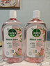 滴露（Dettol）香氛自然衣物消毒液48H留香洗衣除臭兒童可用消毒水殺菌除螨1L*2 曬單實(shí)拍圖