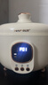 韓派（HAP）電壓力鍋三格三合一內膽高壓鍋電高壓鍋電飯煲壓力鍋家用4L大容量多功能陶瓷釉分格蒸煮一鍋三用 曬單實(shí)拍圖