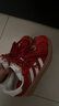 阿迪達斯（adidas）三葉草 馬年限定 新年款女GAZELLE BOLD W 休閑鞋 KJ4293 紅 37 曬單實(shí)拍圖