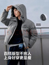 波司登（BOSIDENG）25新款羽絨服男女同款運動(dòng)系列短款連帽百搭加厚年輕時(shí)尚外套 【店長(cháng)推薦】鉛云灰8H58 XL 175/96A 體重約130-140斤 曬單實(shí)拍圖