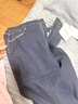 韓都衣舍【不易掉色】直筒牛仔褲女2025新款春秋老錢(qián)風(fēng)窄版顯瘦彈力褲子 曬單實(shí)拍圖