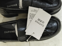 達芙妮厚底樂(lè )福鞋女鞋2025新款秋季爆款復古百搭流蘇英倫風(fēng)小皮鞋 黑色 37 曬單實(shí)拍圖