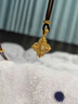 百年福牌古法十字金剛杵黃金項鏈足金999點(diǎn)鉆吊墜新年情人節禮物送女友 十字金剛杵吊墜 約5.5g【多退少補】 曬單實(shí)拍圖