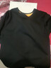 肯奈迪（KENNAIDI）男士保暖內衣秋冬黃金絨純色T恤男加絨防寒打底衫內穿抗寒保暖衣 黑色保暖衣-單件上衣 3XL 【172CM-180CM】 曬單實(shí)拍圖