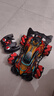 Dwi遙控車(chē)兒童玩具rc汽車(chē)賽車(chē)越野四驅漂移手勢感應變形禮物玩具噴霧 【感應手套+手柄+噴霧】烈焰紅 三電【續航120分鐘】 曬單實(shí)拍圖