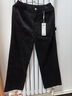 森馬（Semir）休閑褲女冬純棉燈芯絨半松緊腰打褶寬松闊腿褲工裝褲101724127004 曬單實(shí)拍圖