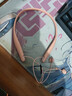 飛利浦（PHILIPS）無(wú)線(xiàn)藍牙耳機TAN4205 掛脖式運動(dòng)耳機均衡音效來(lái)電震動(dòng) 運動(dòng)夜跑必備 禮物 粉色 曬單實(shí)拍圖